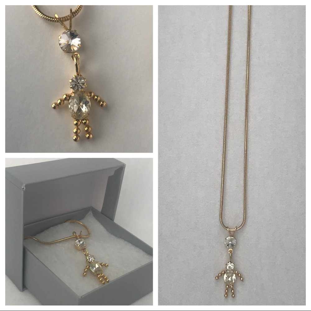 NWOT Gold-Tone 16” Necklace w Charm